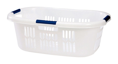RubberMaid - 2997-87 - White Polyethylene Laundry Basket