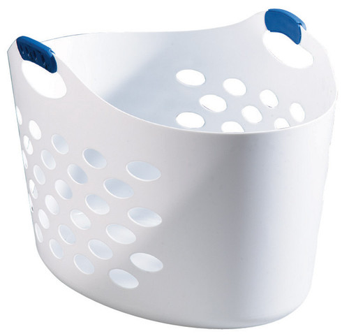 RubberMaid - 2601 - White Plastic Laundry Basket