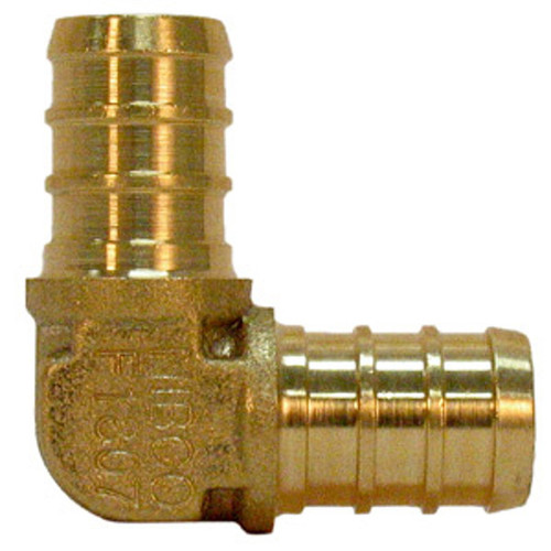 SharkBite - UC246LFA - 3/8 in. PEX T X 3/8 in. D PEX Brass 90 Degree Elbow