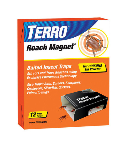 TERRO - T256 - Roach Magnet Insect Trap 12 pk