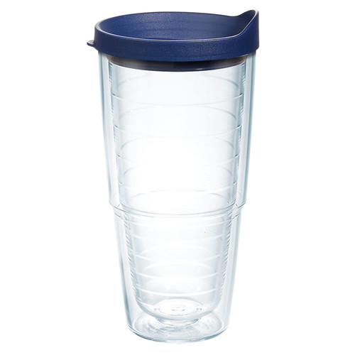 Tervis - 1311452 - 24 oz Blue/Clear BPA Free Insulated Tumbler