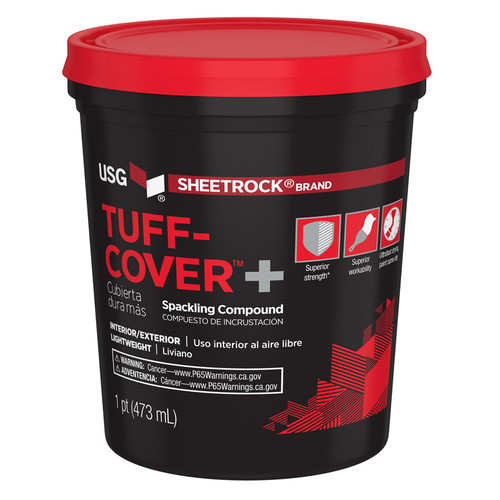 USG - 380214 - Tuff-Cover + Ready to Use White Spackling Compound 1 pt