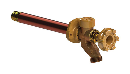 Woodford - 17CP-10-MH - 1/2 in. MIP T Sweat Anti-Siphon Brass Freezeless Wall Faucet