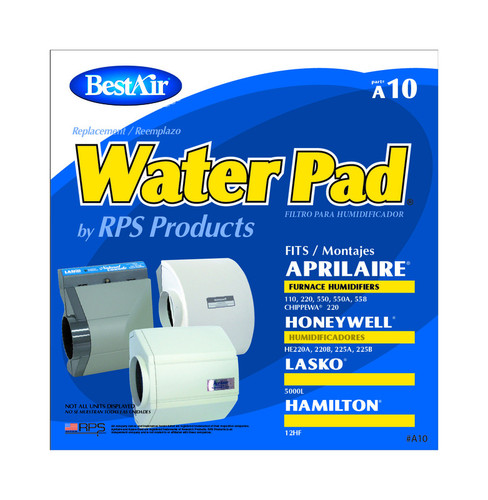 BestAir - A10 - Replacement Water Pad For Aprilaire 110, 220, 550, 550A, 558 - Honeywell HE220A/B, HE225A/B -