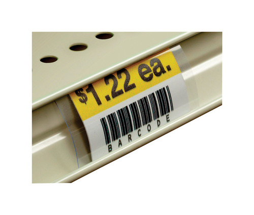 Kinter - 107168-ACE - 0.001 in. H X 1.25 in. W X 3 in. L Clear Utility/Parts Bin Tag Holder Plastic