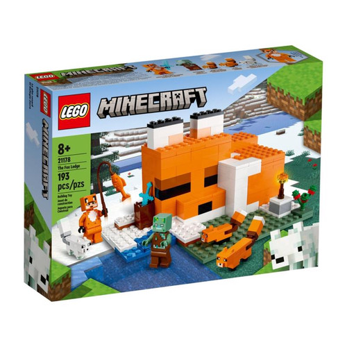 LEGO - 21178 - Minecraft Building Toy Multicolored 193 pc