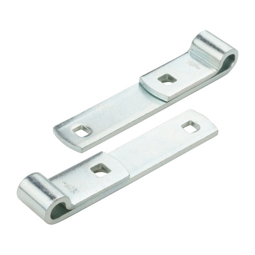 National Hardware - N130-005 - 1-1/4 in. W X 6-1/4 in. L Zinc Plated Steel Screw Hook/Strap Hinges 2 pk