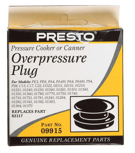 Presto - 09915 - Rubber Pressure Cooker/Canner Over Pressure Plug