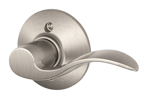 Schlage - F170VACC619RH - Accent Satin Nickel Dummy Lever Right Handed