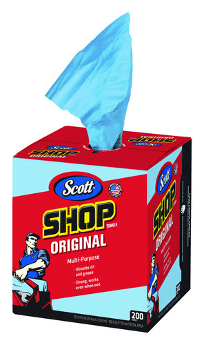 Scott - 75190 - Original Paper Shop Towels 12 in. W X 10 in. L 200 pk