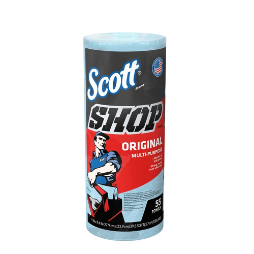 Scott - 75130 - Original Paper Shop Towels 10.4 in. W X 11 in. L 55 pk