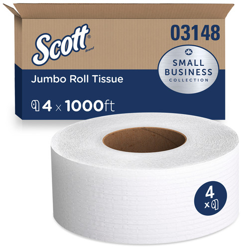 Scott - 03148 - Toilet Paper 4 Rolls 1000 sheet 1000 ft.