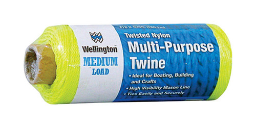 Wellington - G5218Z0525Y12 - #18 in. D X 525 ft. L Yellow Twisted Nylon Twine