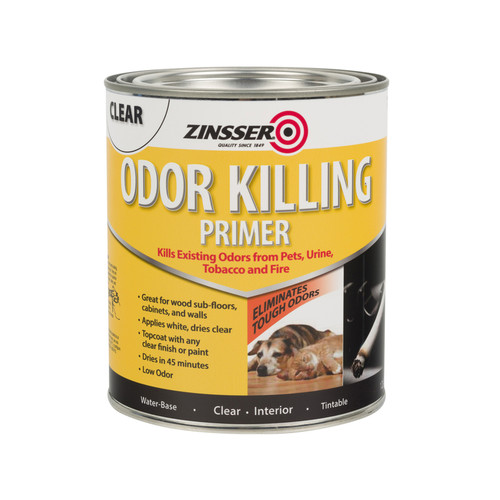 Zinsser - 307648 - Clear Water-Based Acrylic Odor Killing Primer 1 qt