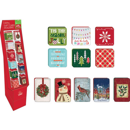 Paper Images - CTGC66FD-2 - Multi-Color Christmas Gift Card Holder