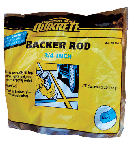 Quikrete - 691742 - Gray Foam Backer Rod 3/4" x 20 ft.