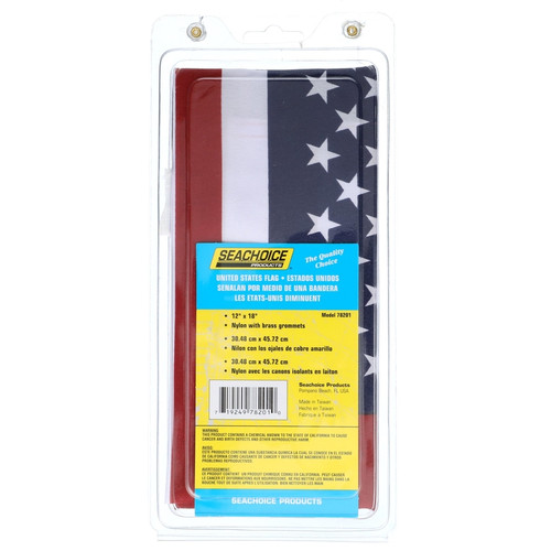 Seachoice - 50-78201 - United States Flag 18 in. W X 12 in. L