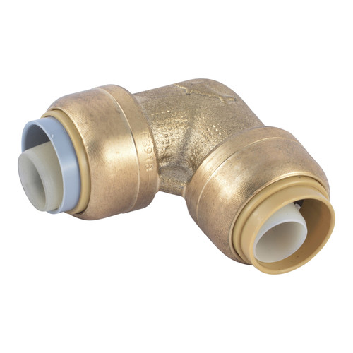 SharkBite - U4248LFA - Push to Connect 1/2 in. PTC T X 1/2 in. D PTC Brass Elbow