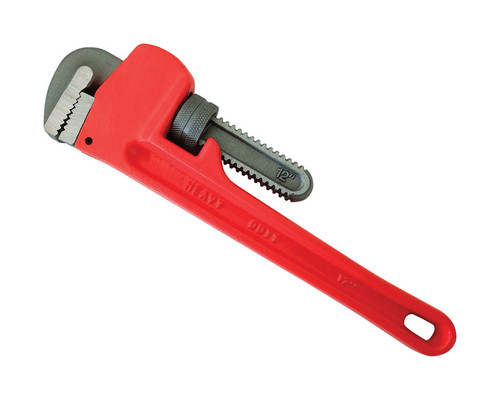 Steel Grip - DR76584 - Heavy Duty Pipe Wrench 12 in. L 1 pc