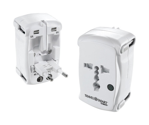 Travel Smart - TS237X - Type A/B/C/E/F/G For Worldwide Adapter Plug In