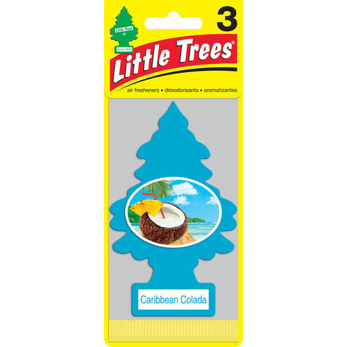 Little Trees - U3S-32024 - Caribbean Colada Scent Car Air Freshener Solid