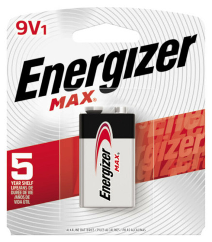 Energizer - 522BP - Max 9-Volt Alkaline Batteries 1 pk Carded