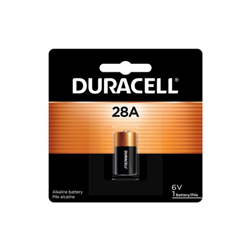 Duracell - PX28ABPK - Alkaline 28A 6 V 105 Ah Medical Battery 1 pk