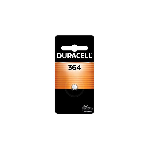 Duracell - D364BPK - Silver Oxide 364 1.5 V 19 Ah Electronic/Watch Battery 1 pk