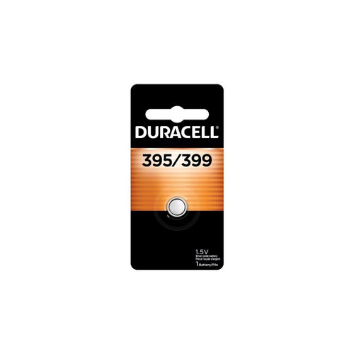 Duracell - D395/399PK - Silver Oxide 395/399 1.5 V 55 Ah Electronic/Watch Battery 1 pk