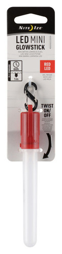 Nite Ize - MGS-10-R6 - Mini Glowstick 60 lm Red LED Glow Stick AG-3 Battery