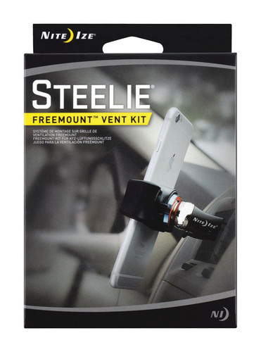 Nite Ize - STFK-01-R8 - Steelie FreeMount Black/Silver Vent Kit For Universal