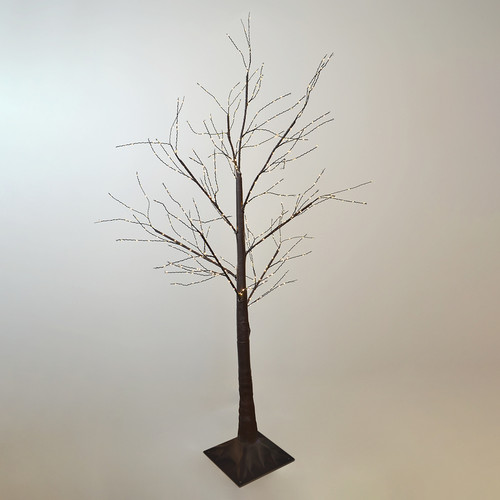 Living Accents - MICBT50BWWA - Brown Plastic 60.6 in. H Micro Light Tree Outdoor Decoration