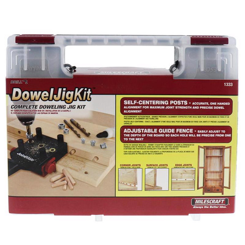 Milescraft - 13330003 - Doweling Jig Kit 74 pc