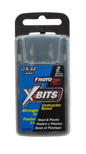 Rotozip - XB-MP2 - 5/32 in. Steel Xbits 2 pk