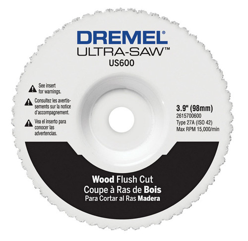 Dremel - US600-01 - Ultra-Saw 3-7/8 in. Carbide Cutting Wheel 1 pk