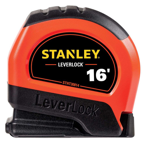 Stanley - STHT30812L - LeverLock 16 ft. L X 0.75 in. W Tape Measure 1 pk