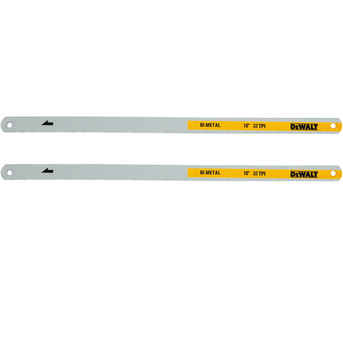 DeWalt - DWHT20550 - 10 in. Bi-Metal Hacksaw Blades 32 TPI 2 pk