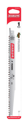 Diablo - DS0905FG - 9 in. Bi-Metal Pruning Reciprocating Saw Blade 5 TPI 1 pc