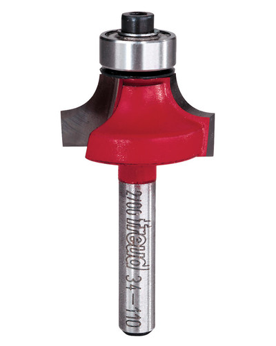 Freud - 34-110 - 1-1/8 in. D X 1/4 in. X 2-3/16 in. L Carbide Rounding Over Router Bit