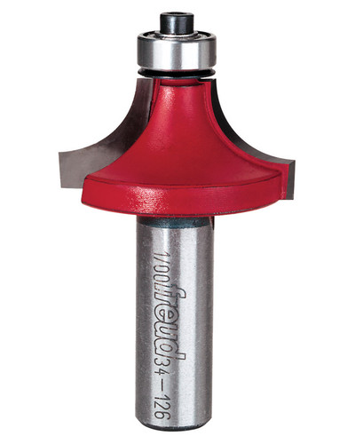 Freud - 34-126 - 1-5/8 in. D X 1/2 in. X 2-3/4 in. L Carbide Rounding Over Router Bit