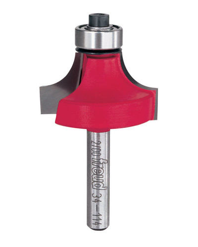 Freud - 34-114 - 1-3/8 in. D X 3/8 in. X 2-3/16 in. L Carbide Rounding Over Router Bit