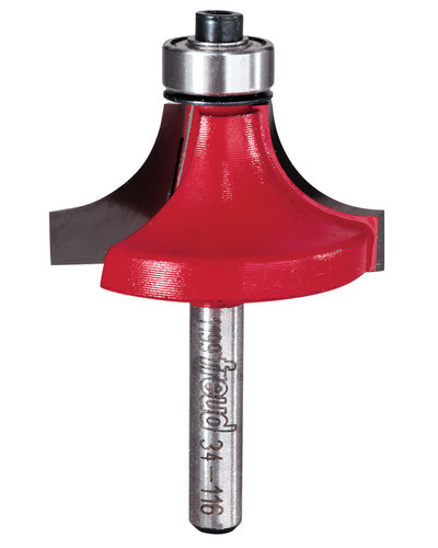 Freud - 34-116 - 1-1/2 in. D X 1/2 in. X 2-1/2 in. L Carbide Rounding Over Router Bit