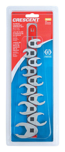 Crescent - CCFWS0N - SAE Crowfoot Wrench Set 10 pc