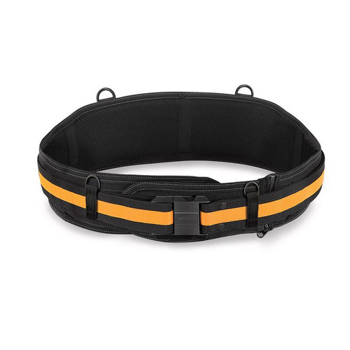 ToughBuilt - TB-CT-41P-2BES - Polyester Heavy Duty Padded Belt with Back Support 4.25 in. L X 13.5 in. H Black/Orange O