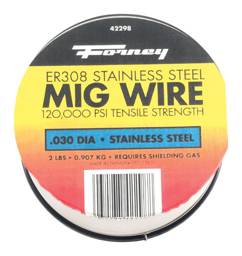 Forney - 42298 - 0.03 in. Stainless Steel MIG Welding Wire 120000 psi 2 lb