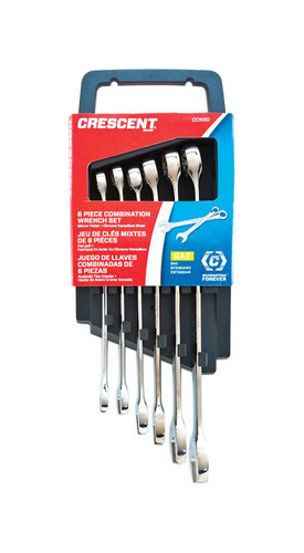 Crescent - CCWS0-05 - 12 Point SAE Combination Wrench Set 10.8 in. L 6 pk