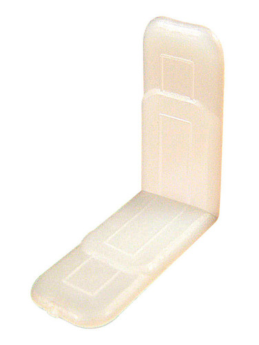 Prime-Line - R 7153 - Plastic Center Guide Drawer Guide Side Saddles 1 pk