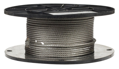 Campbell - 7000426 - Electro-Polish Stainless Steel 1/8 in. D X 250 ft. L Cable