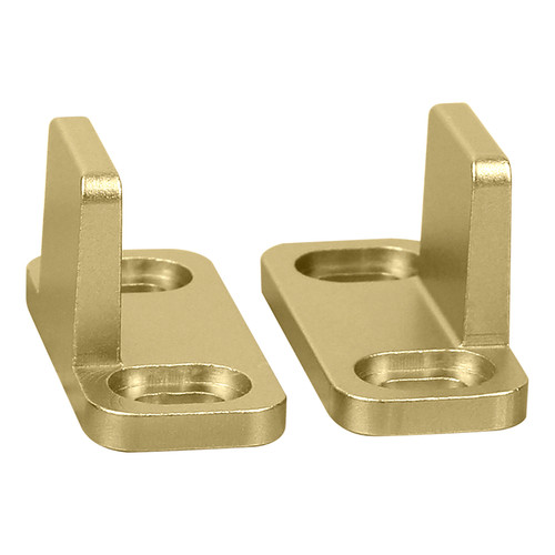 National Hardware - N700-113 - Brushed Gold Aluminum Double Floor Guide 1 pc