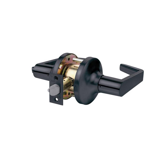 Tell Manufacturing - CL102905 - LC 2486 Matte Black Storeroom Lockset any 2 in.